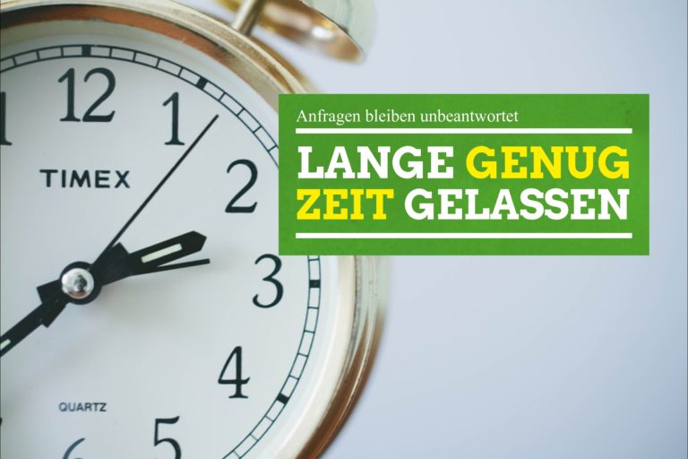 Grüne: Oberbürgermeister Fried schiebt Beantwortung von Anfragen vor sich her!