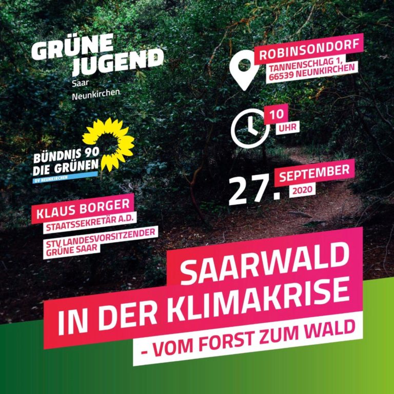 Vortrag: Saarwald in der Klimakrise – vom Forst zum Wald